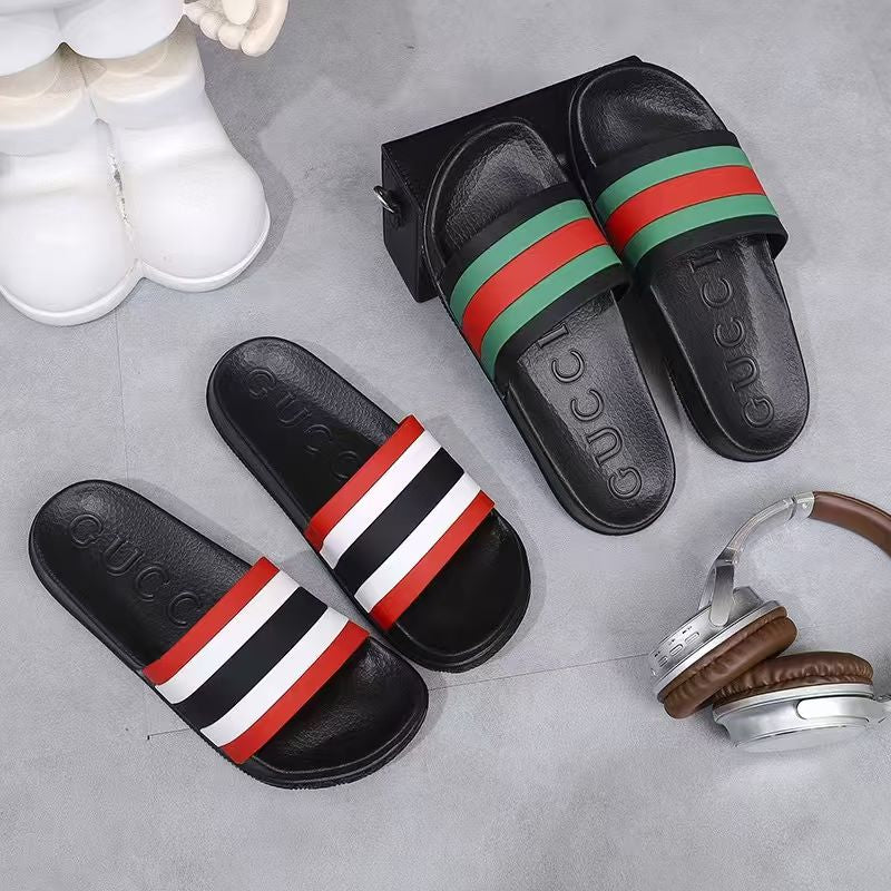 Chanel Tweed CC Logo Slide Sandals |all mixed  $12.5/pair | MOQ 120 Mixed | 2 Colors