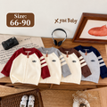 Baby & Toddler Colorblock Zip-Up Knit Sweaters, $5.50 Each, Packs of 5–12, Code Mix-GC-153
