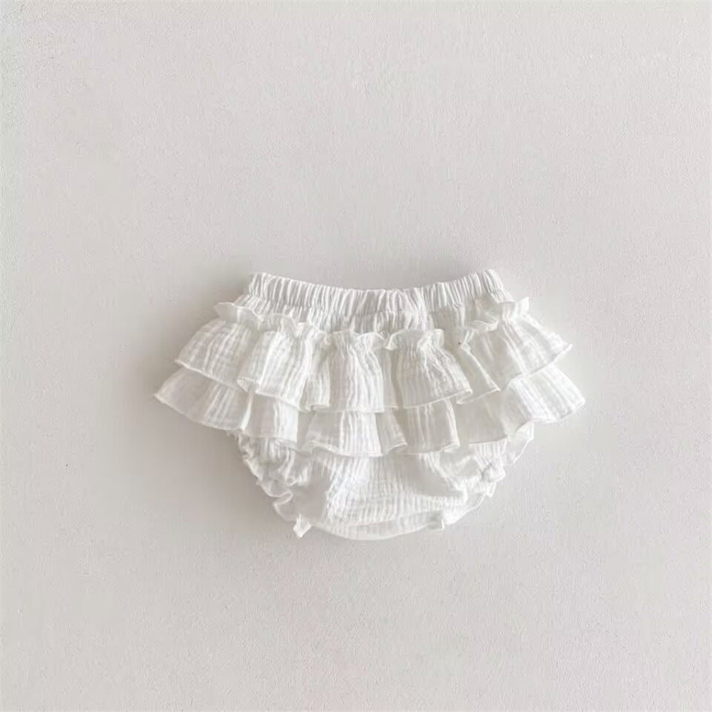 Baby girl lace skirt pants