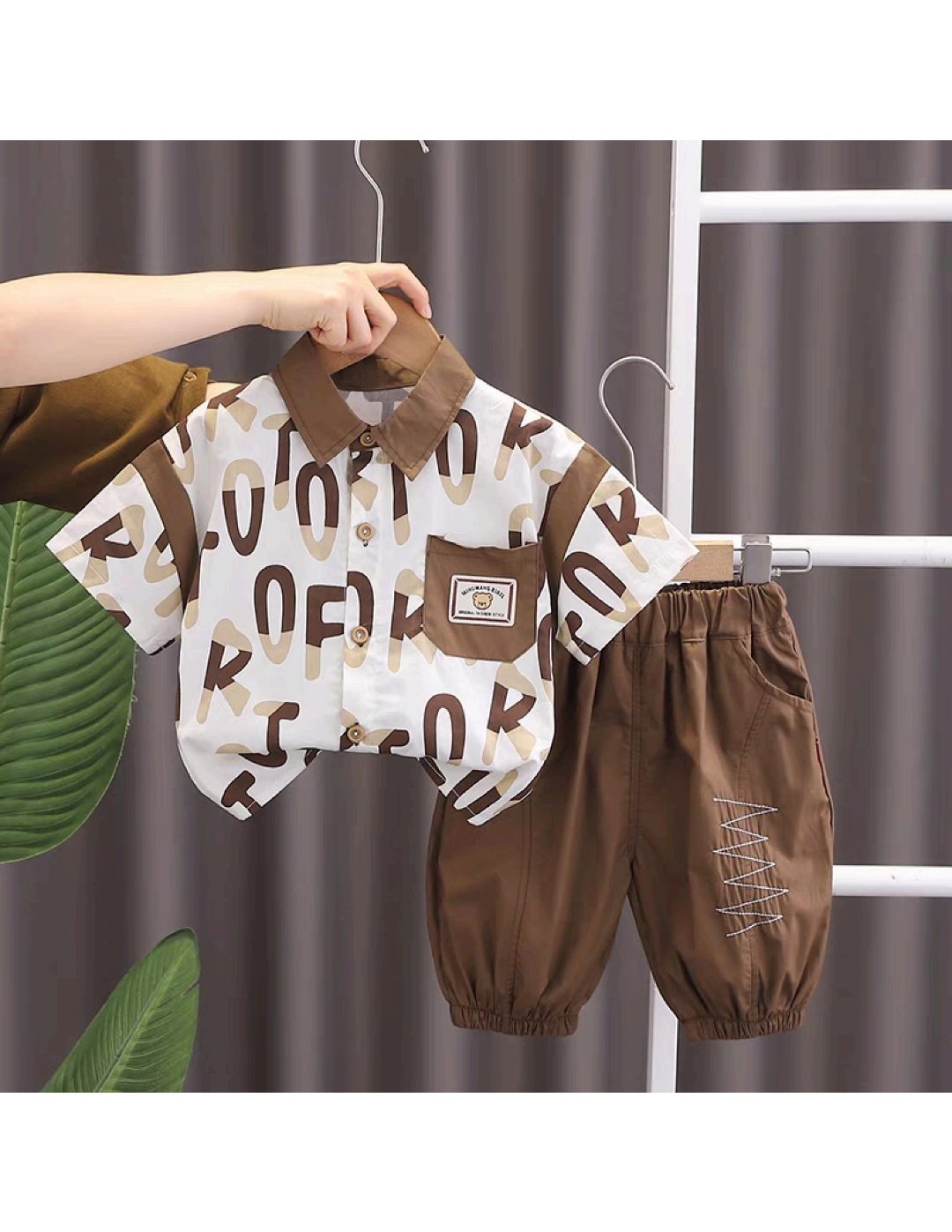 Kids’ 2-Piece Printed Shirt & Pants Set | $5.50 | MOQ 12 Sets Per Color