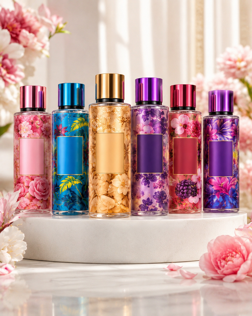 Body & Bath Spray Perfumes — Bulk Wholesale (288 pcs/box)