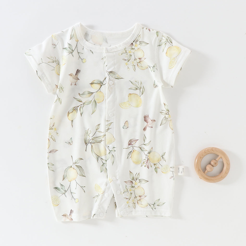 Baby short sleeved jumpsuit