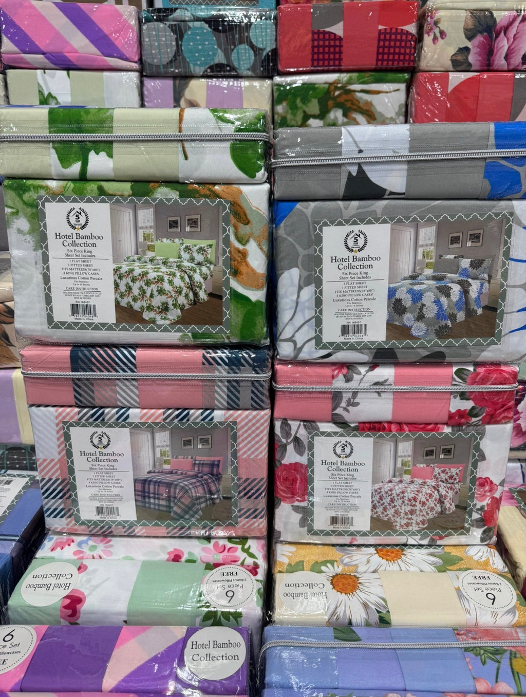 6 Piece 100% Cotton Bed Sheet Set – Premium Quality | Wholesale Pricing Available