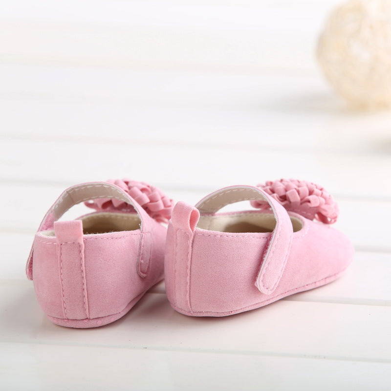 Baby Girl Soft Sole Princess Shoes – Non-Slip First Walker