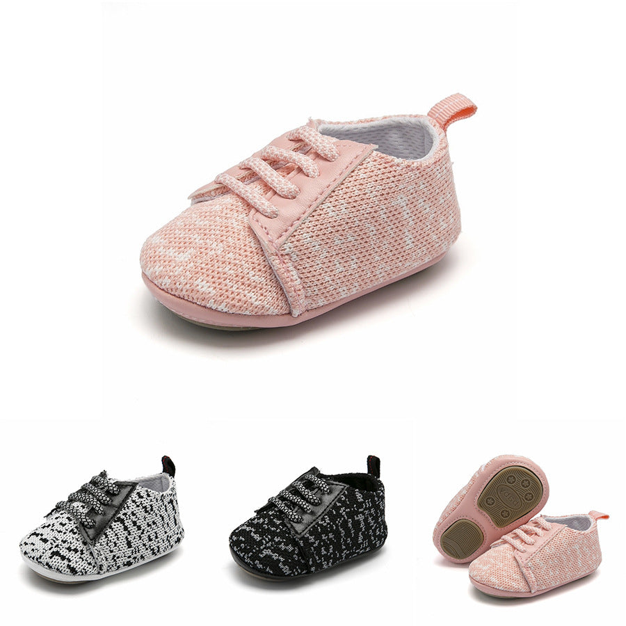 Baby Toddler Sneakers – Non-Slip Breathable Indoor Shoes