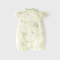 Short sleeved baby jumpsuit