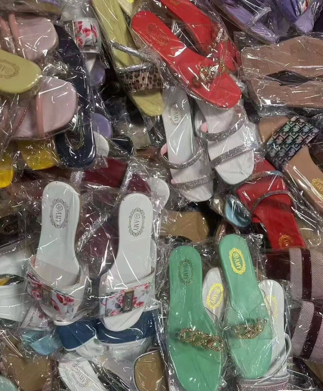 Women fashion flat slippers wholesale . MOQ 200
$4.32pairs .,