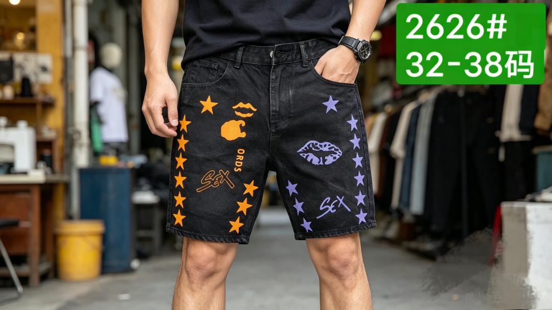 Men's Mixed Denim Shorts — All Styles | MOQ 200 (Wholesale)