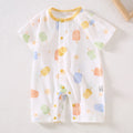 Baby short sleeved jumpsuit summer thin baby clothes