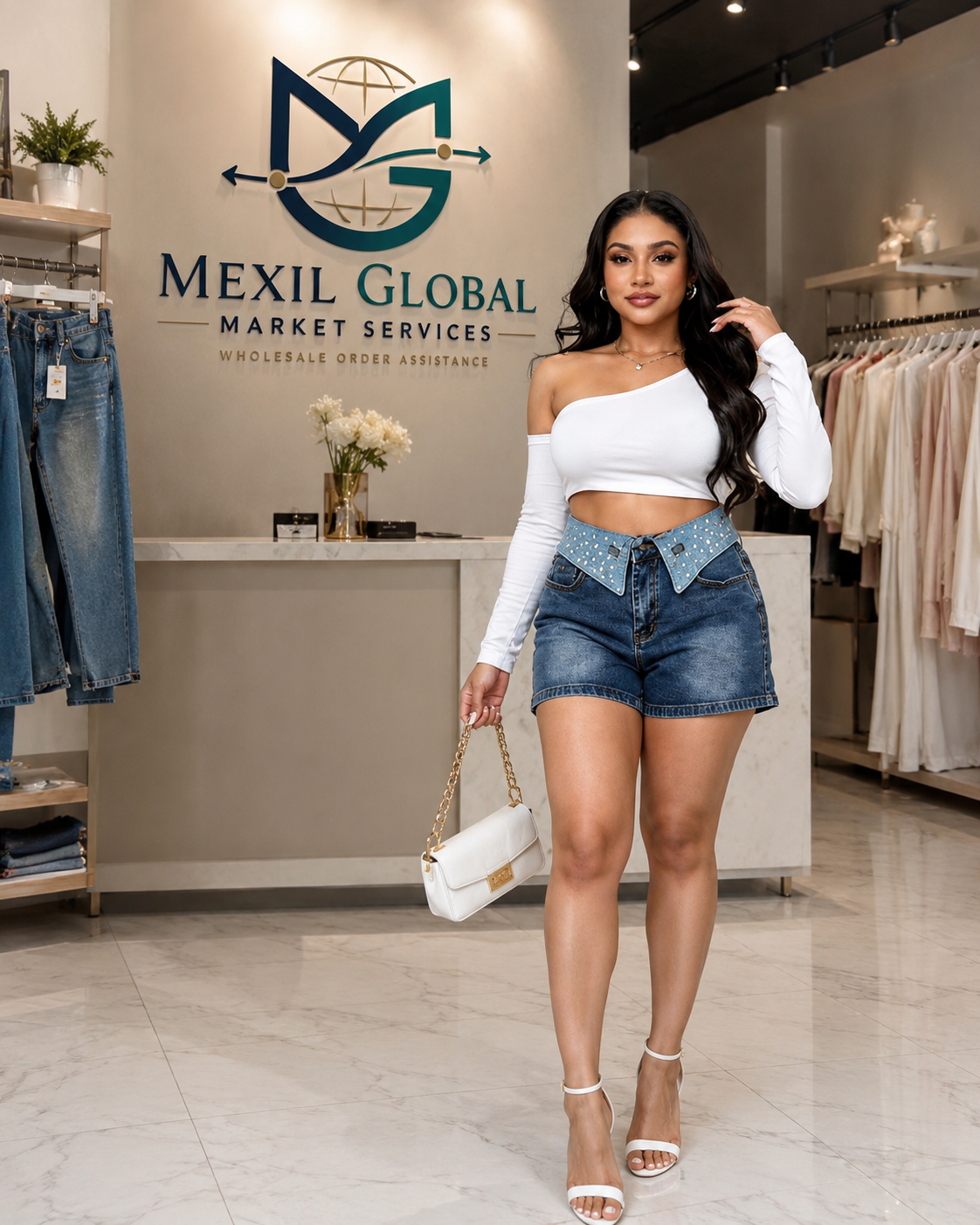 Women's Trendy Denim Short Pants — Hot New Style | Bulk Wholesale (MOQ 100 pcs)