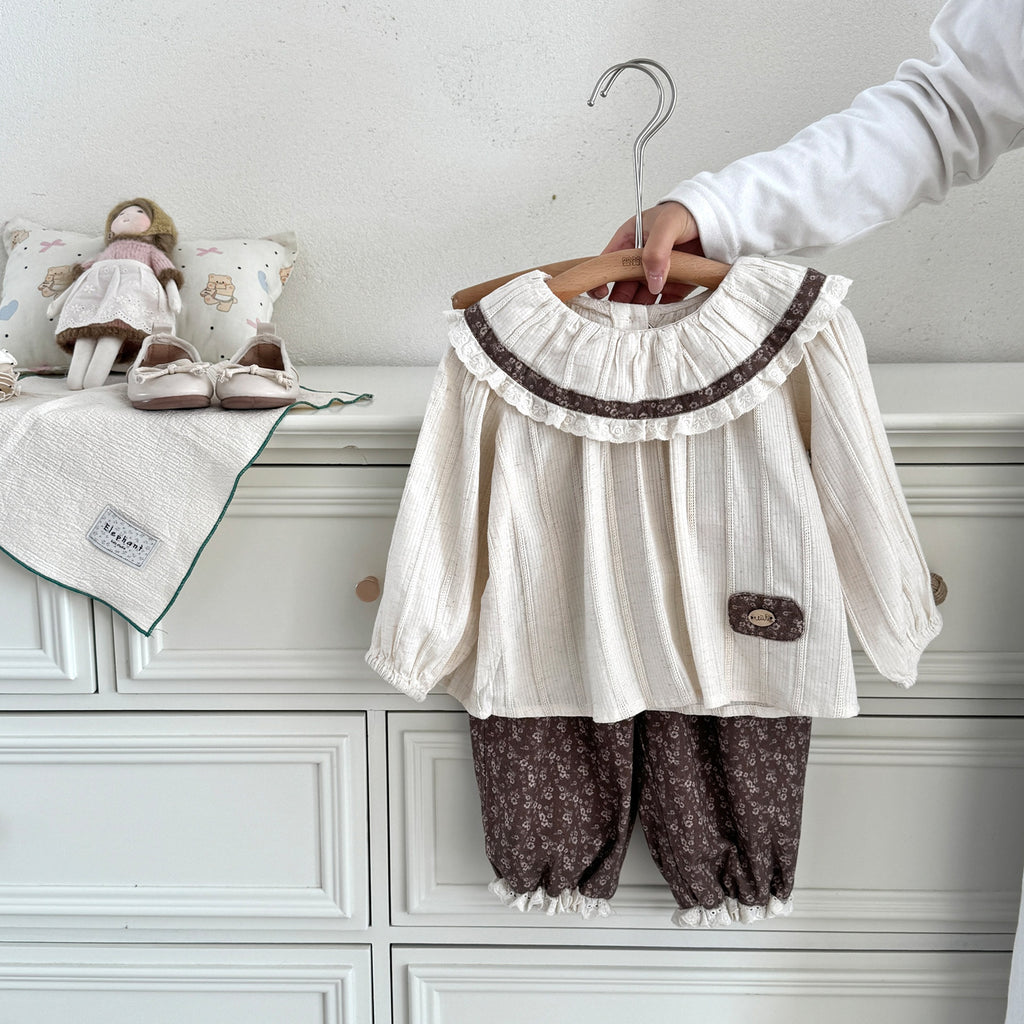 Autumn New ArrivalSet Baby Long Sleeve Unisex Baby Fashionable Casual Versatile Outerwear