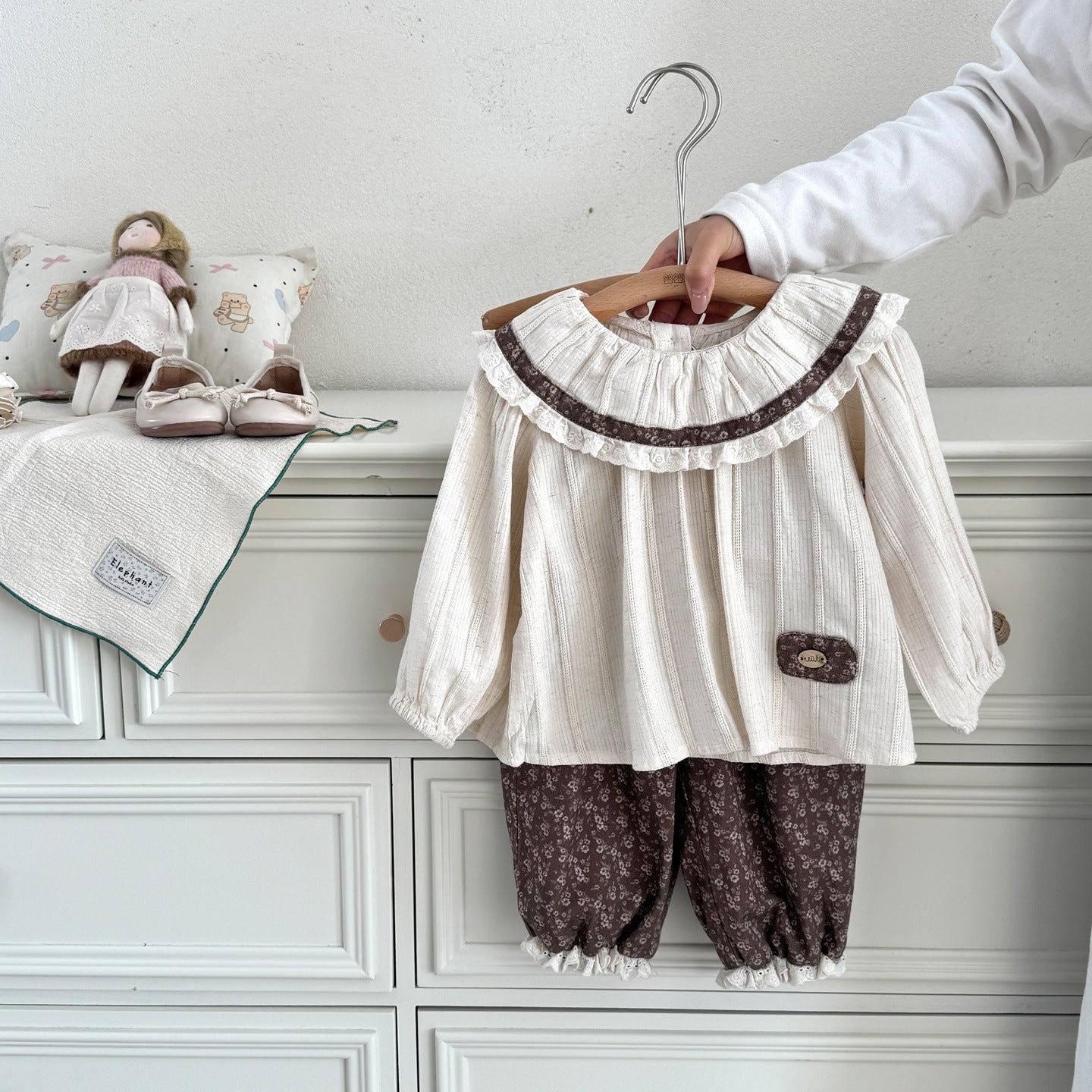 Autumn New ArrivalSet Baby Long Sleeve Unisex Baby Fashionable Casual Versatile Outerwear