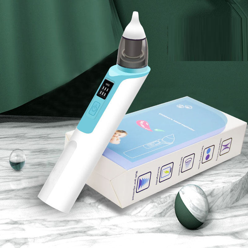 Baby Electric Nasal Aspirator — Anti-Backflow Nose Suction Device for Newborns & Infants