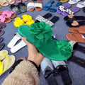 Women fashion flat slippers wholesale . MOQ 500
$2 pairs .,