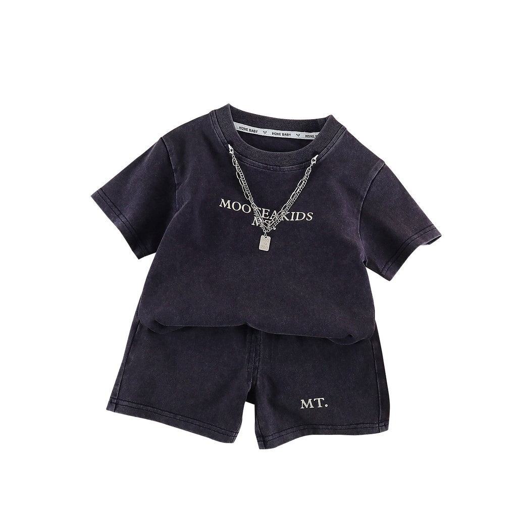Summer two-piece set of baby clothes