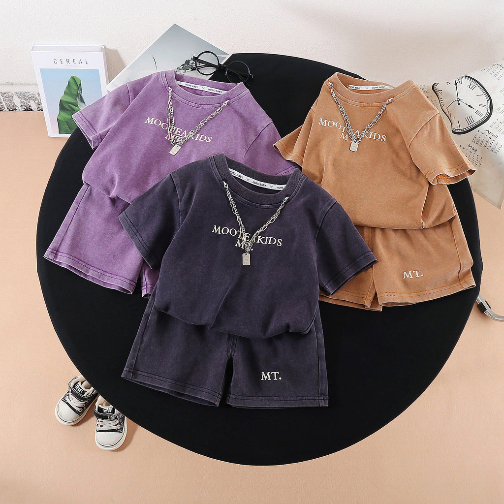 Summer two-piece set of baby clothes