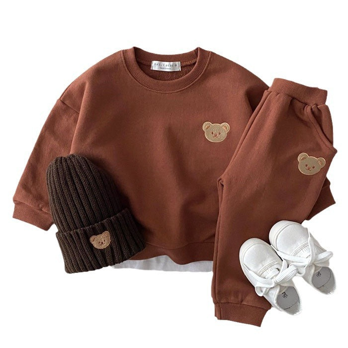 Baby Bear Sweatsuit Set – Wholesale | $9.50/Set | Sizes 6-9M | MOQ 12 Per Color .