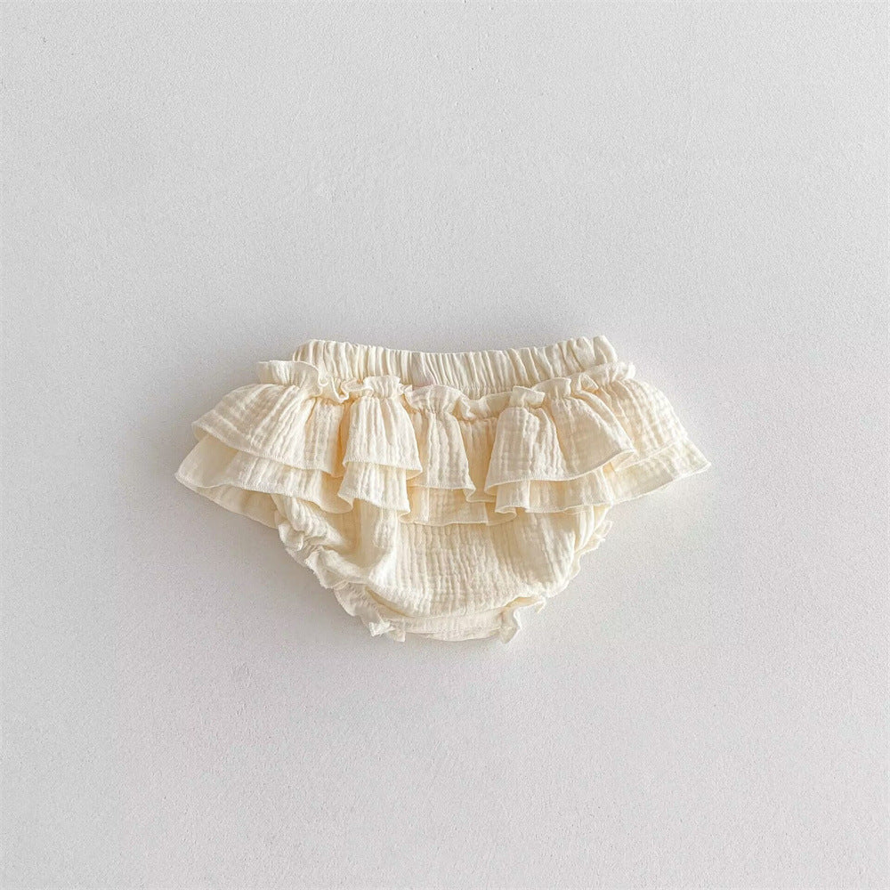 Baby girl lace skirt pants
