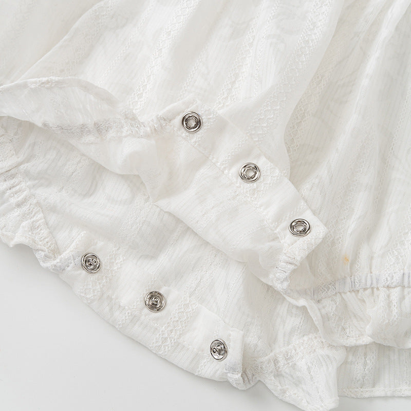 Short sleeved jumpsuit baby clothes