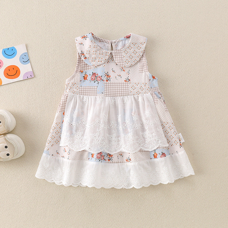 Clothing Baby BodysuitSleeveless Baby Girl Dress Newborn Clothes