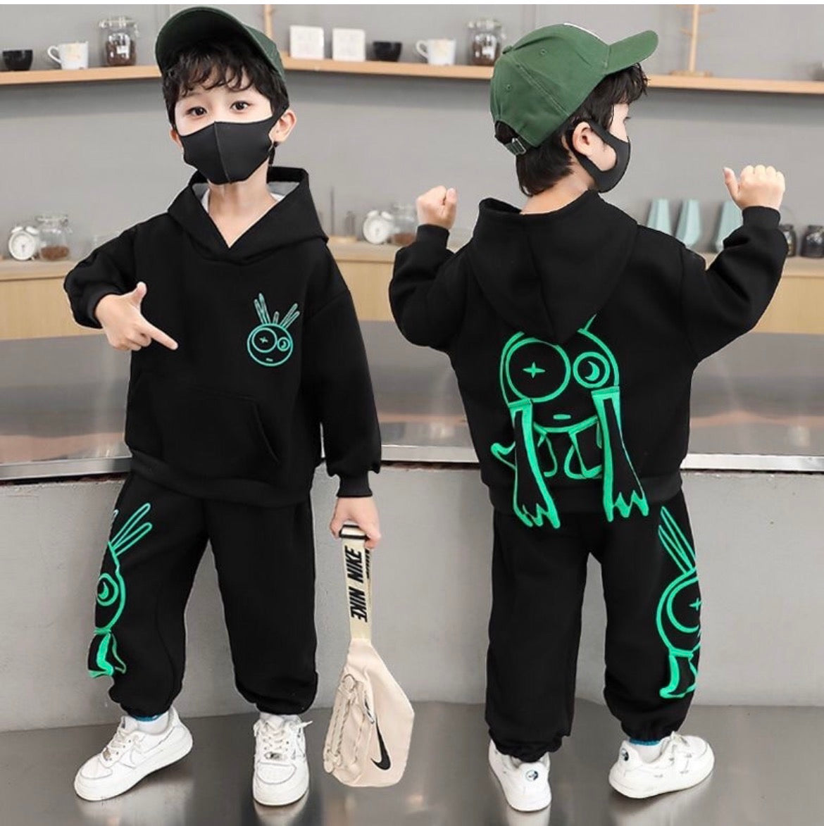 Children's Hooded Sweatshirt Set | $6 Each | MOQ 50 | Code MIX-GB-216