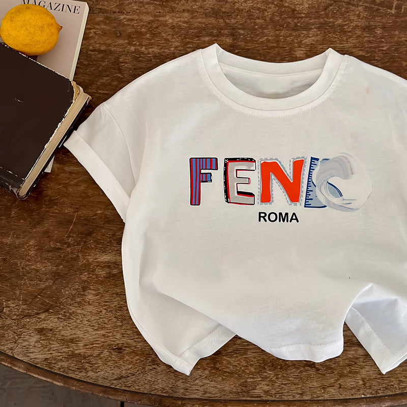 Children's Short Sleeve T-Shirt Cute Baby
