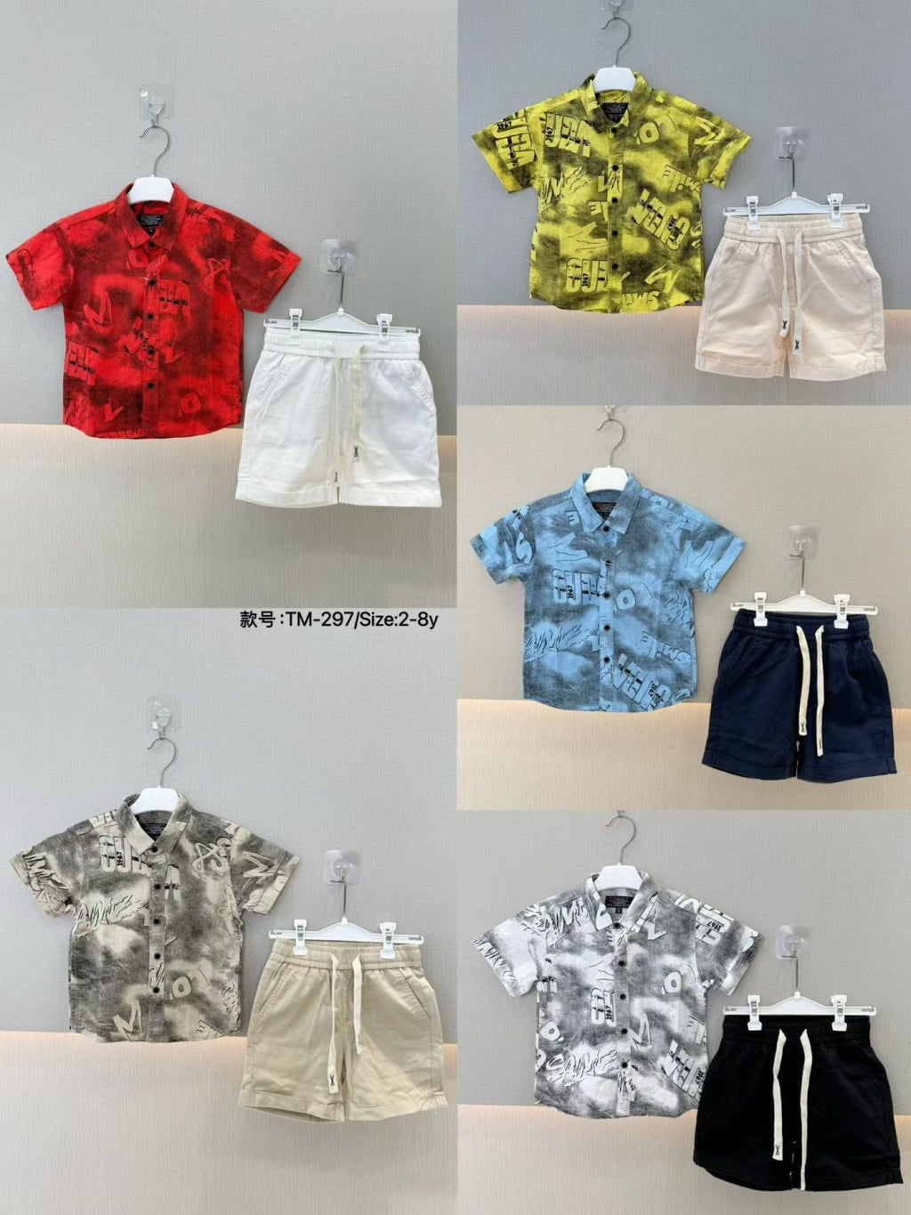 New two-piece shirt set