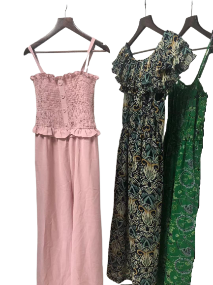 used summer clothes jumpsuit women's second hand clothing.
