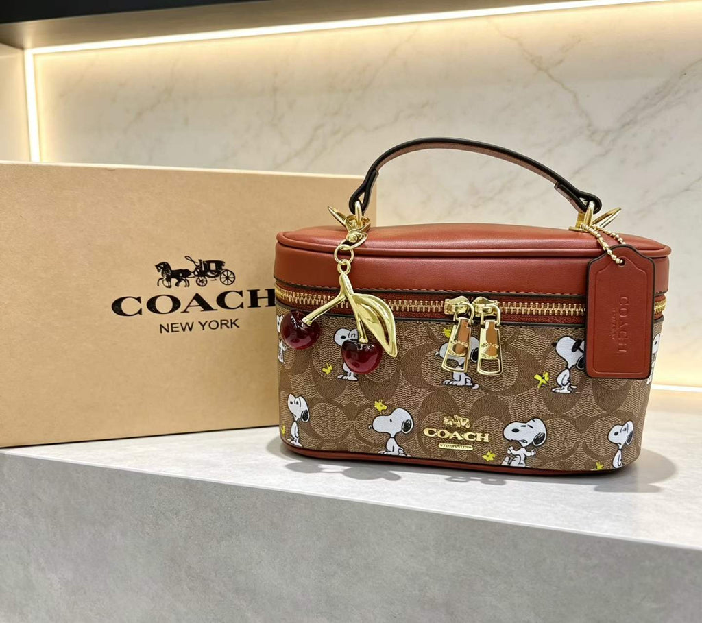 Designer-Inspired Character Print Vanity Handbag – Multiple Colors | MOQ 12 Pieces per color | $25/Unit
