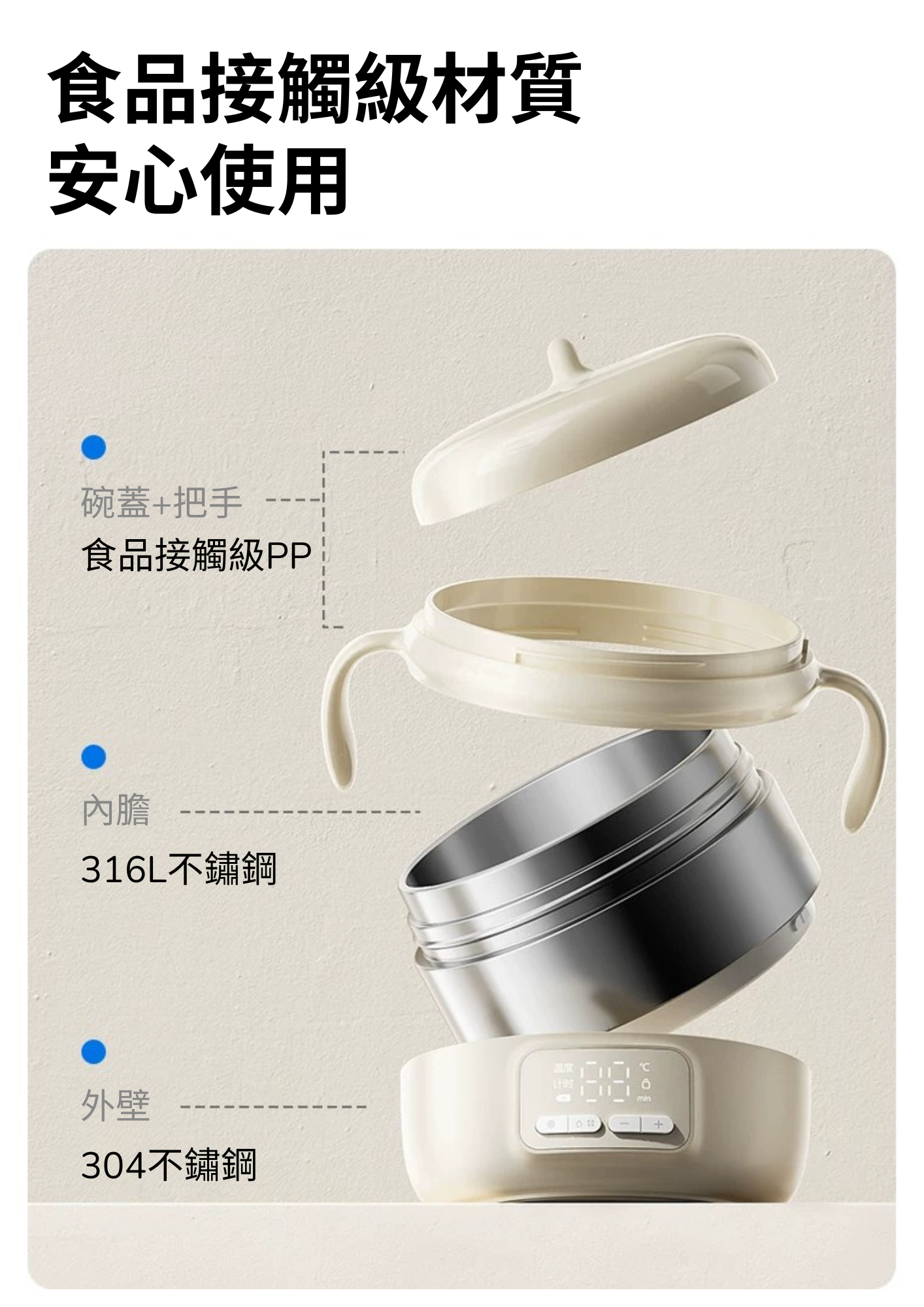 Detachable Baby smart bowl