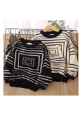 Kids Geometric Zigzag Knit Sweater | $3.80/unit | MOQ 24