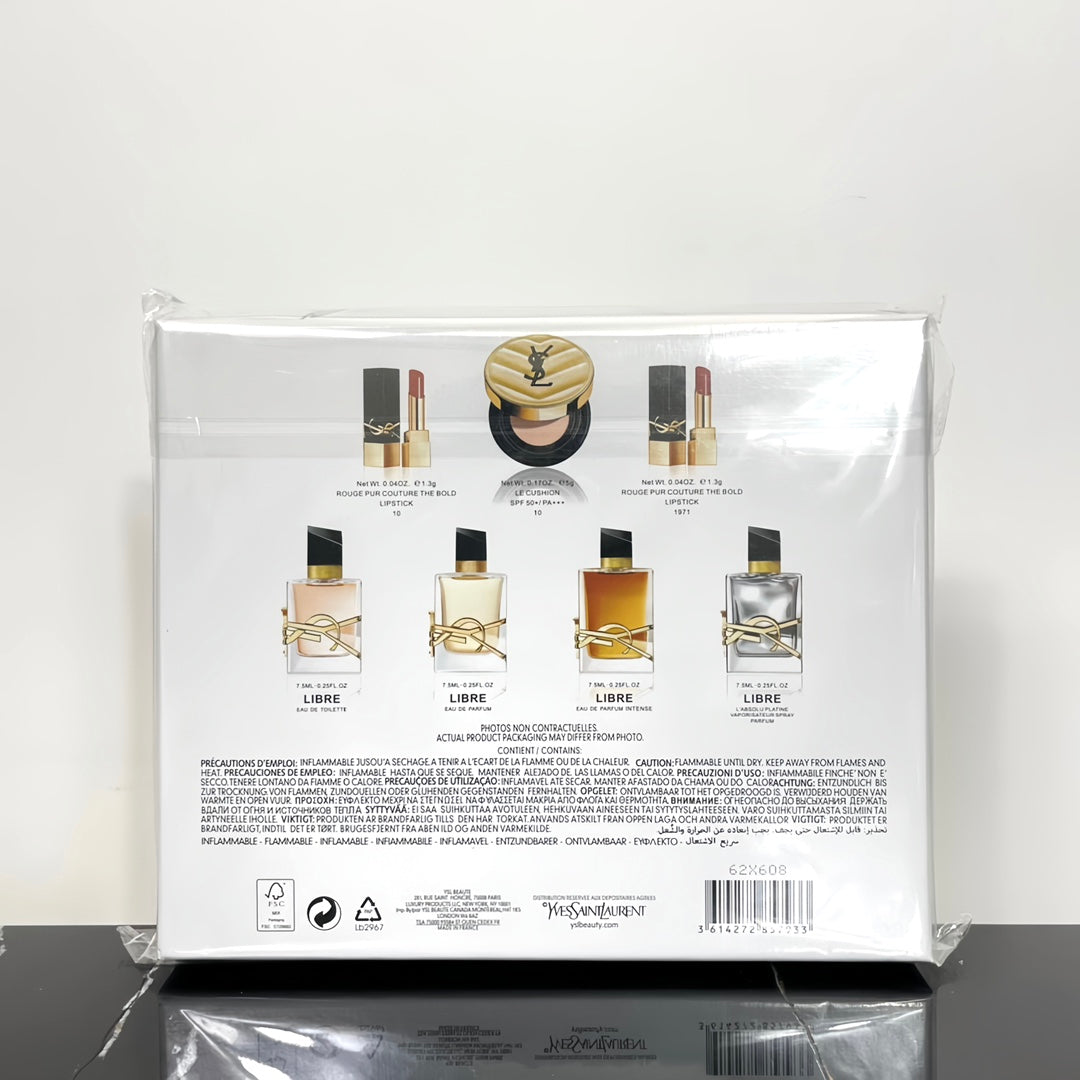 Yves Saint Laurent Libre Fragrance & Makeup Gift Set / MOQ 12 / Unit price $55 wholesale price