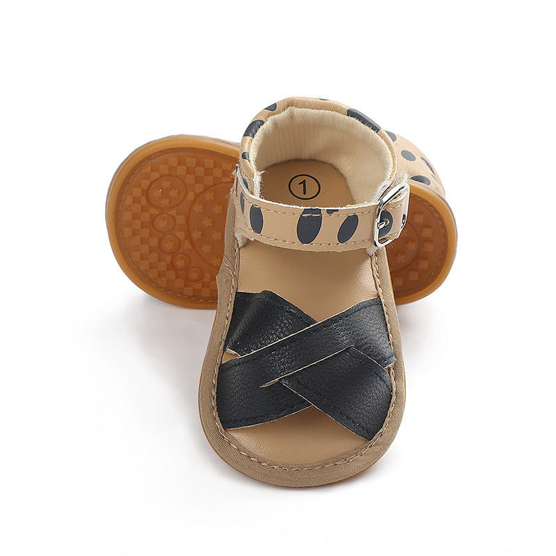 Baby Girl Non-Slip Sandals with Rubber Sole