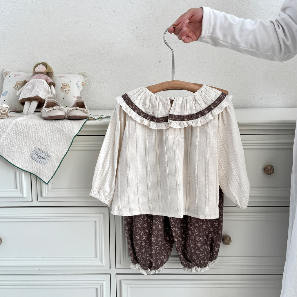 Autumn New ArrivalSet Baby Long Sleeve Unisex Baby Fashionable Casual Versatile Outerwear