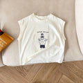 Baby Kids Sleeveless T-Shirt Cartoon Top