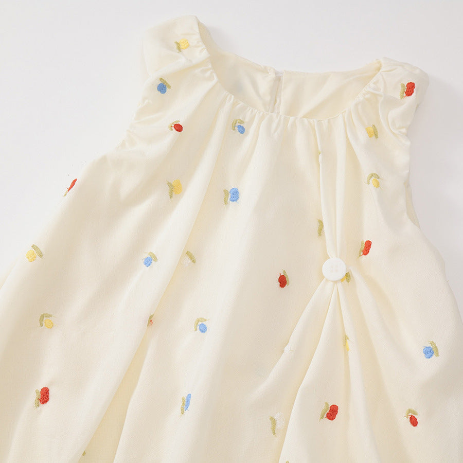 Baby Princess Dress Children's Sleeveless Bloom Dress