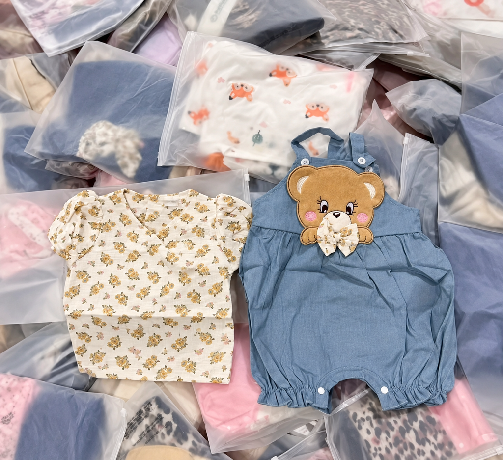 New Mixed SHEIN Clothes for Girls & Boys | Pack of 12: $27.60 | $2.30/pc | MOQ 100 | Code MIX-GB-100