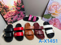 Women's Double Strap Monogram Flat Slide Sandals Mix A-X1451 – $18.00/unit | MOQ 24