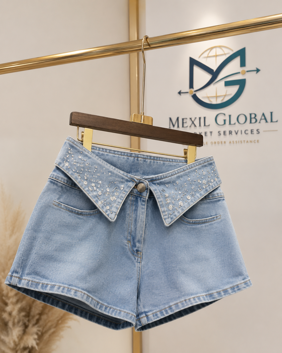 Women's Trendy Denim Short Pants — Hot New Style | Bulk Wholesale (MOQ 100 pcs)