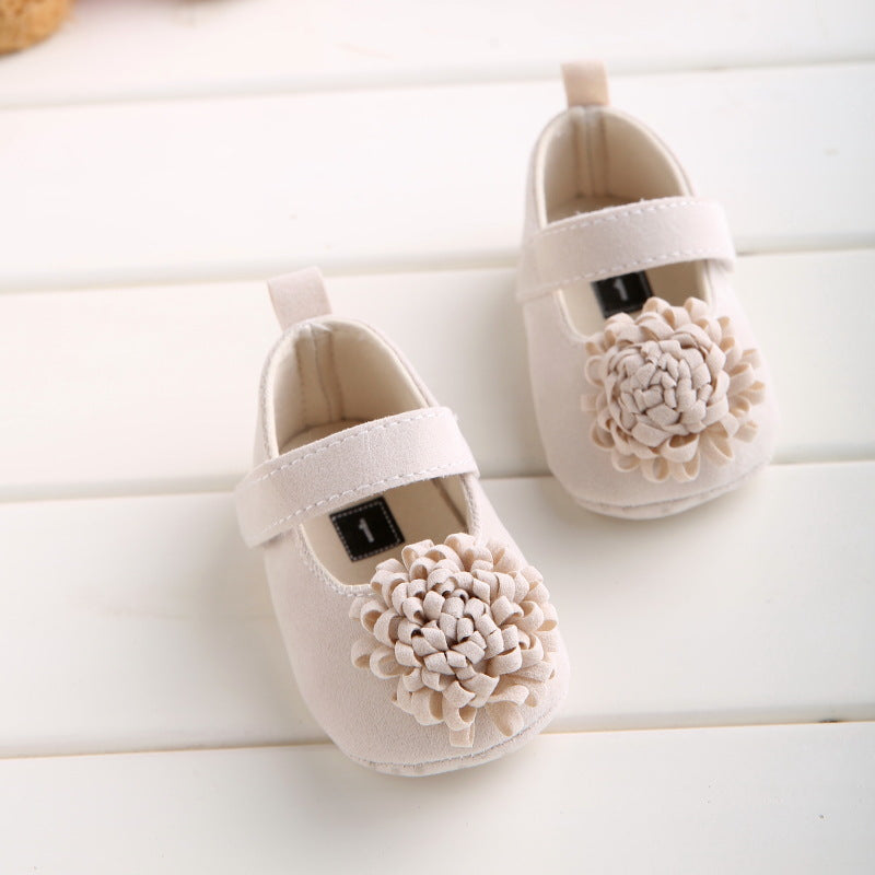 Baby Girl Soft Sole Princess Shoes – Non-Slip First Walker