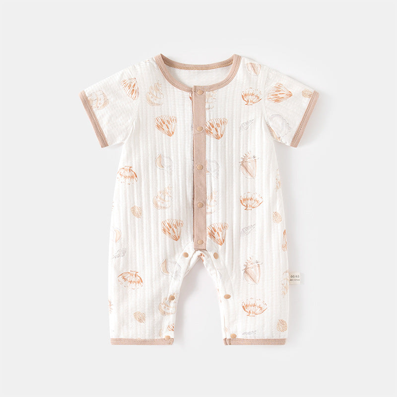 Baby short sleeved jumpsuit