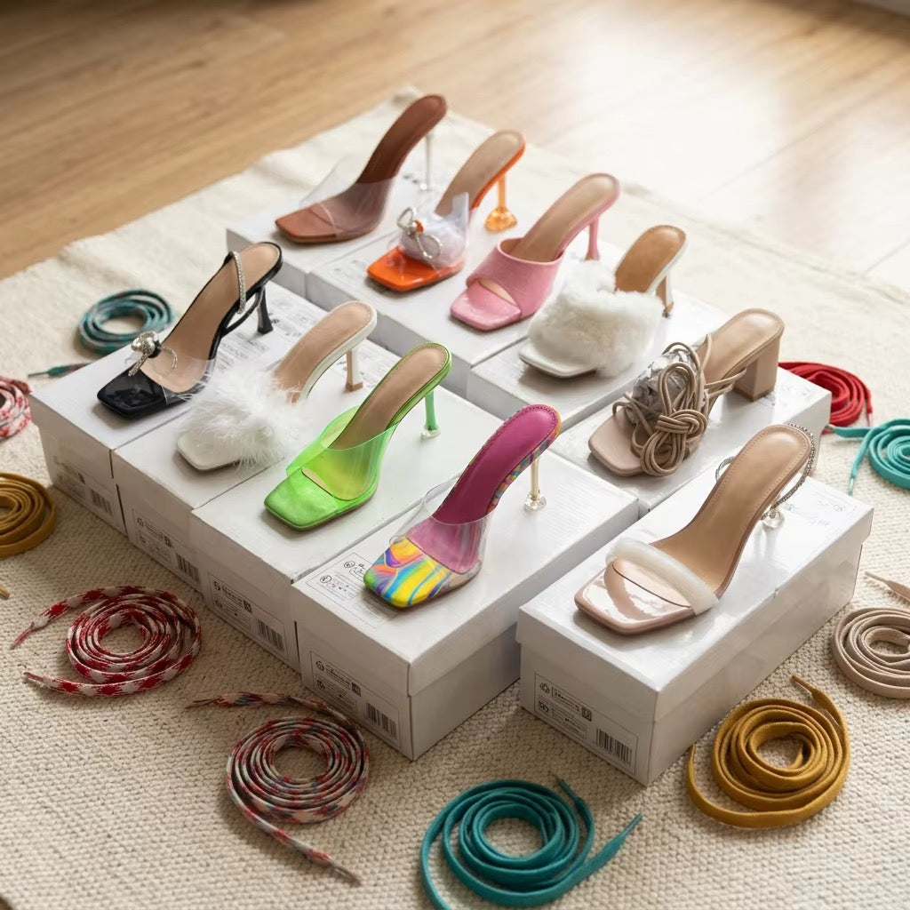 Wholesale Bale Mixed Women's Heels & Sandals (~40 Pairs / 25kg) $7/ kg
