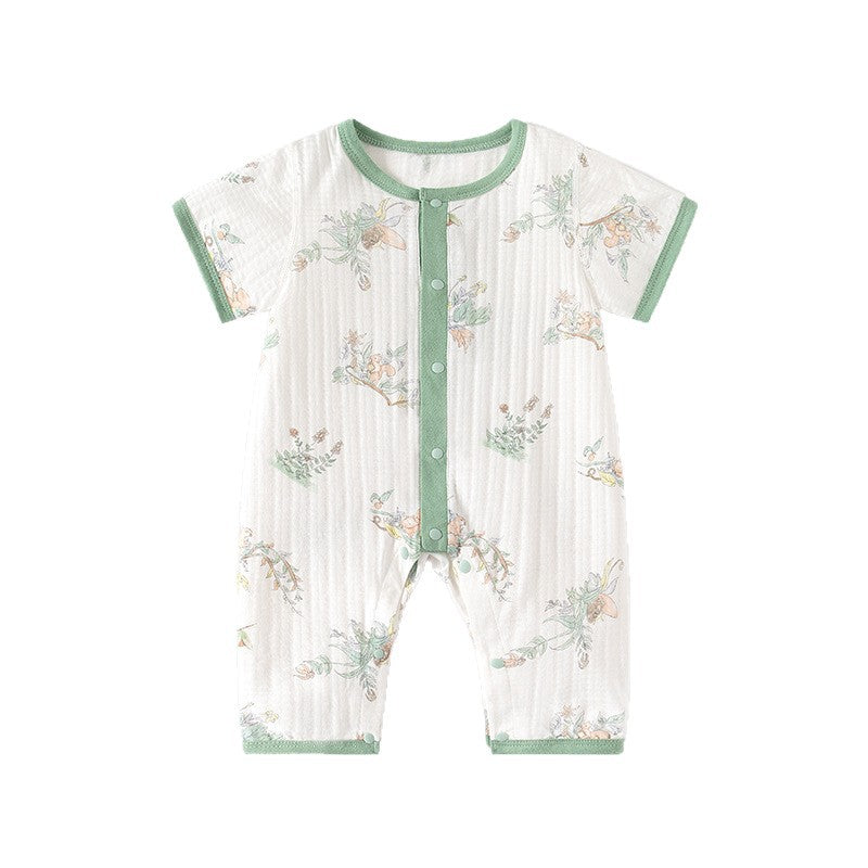 Baby short sleeved jumpsuit
