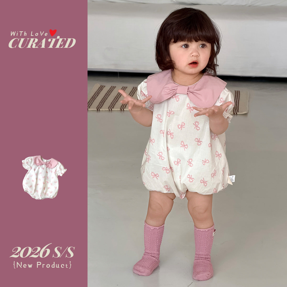 Baby Crawling Ceremony Outfit Outerwear Baby Bodysuit Kids Full Moon Summer Clothing