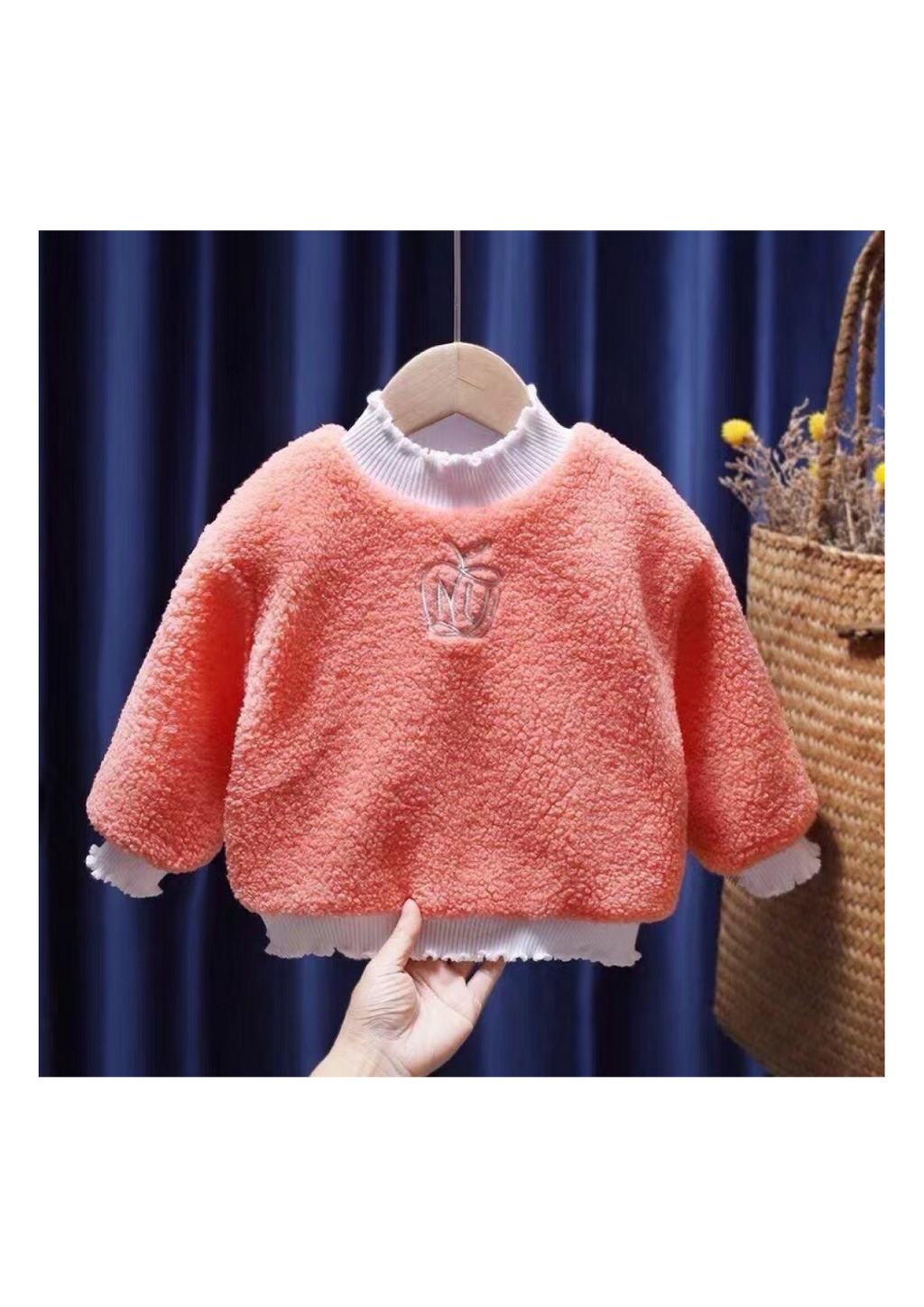 Kids Fluffy Ladybug Sweater | $3.80/unit | MOQ 24