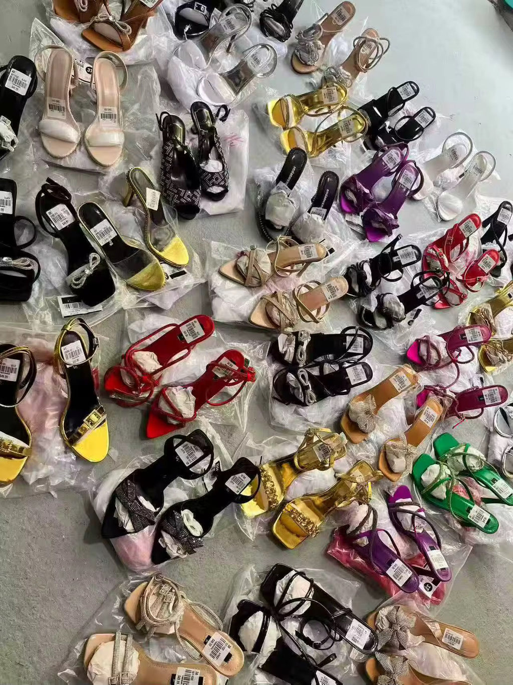 Wholesale Bale Mixed Women's Heels & Sandals (~40 Pairs / 25kg) $7/ kg