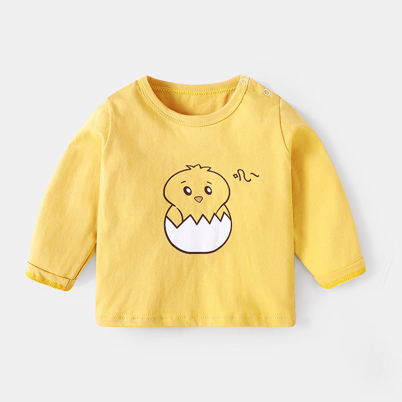 Baby long sleeved T-shirt pure cotton baby top