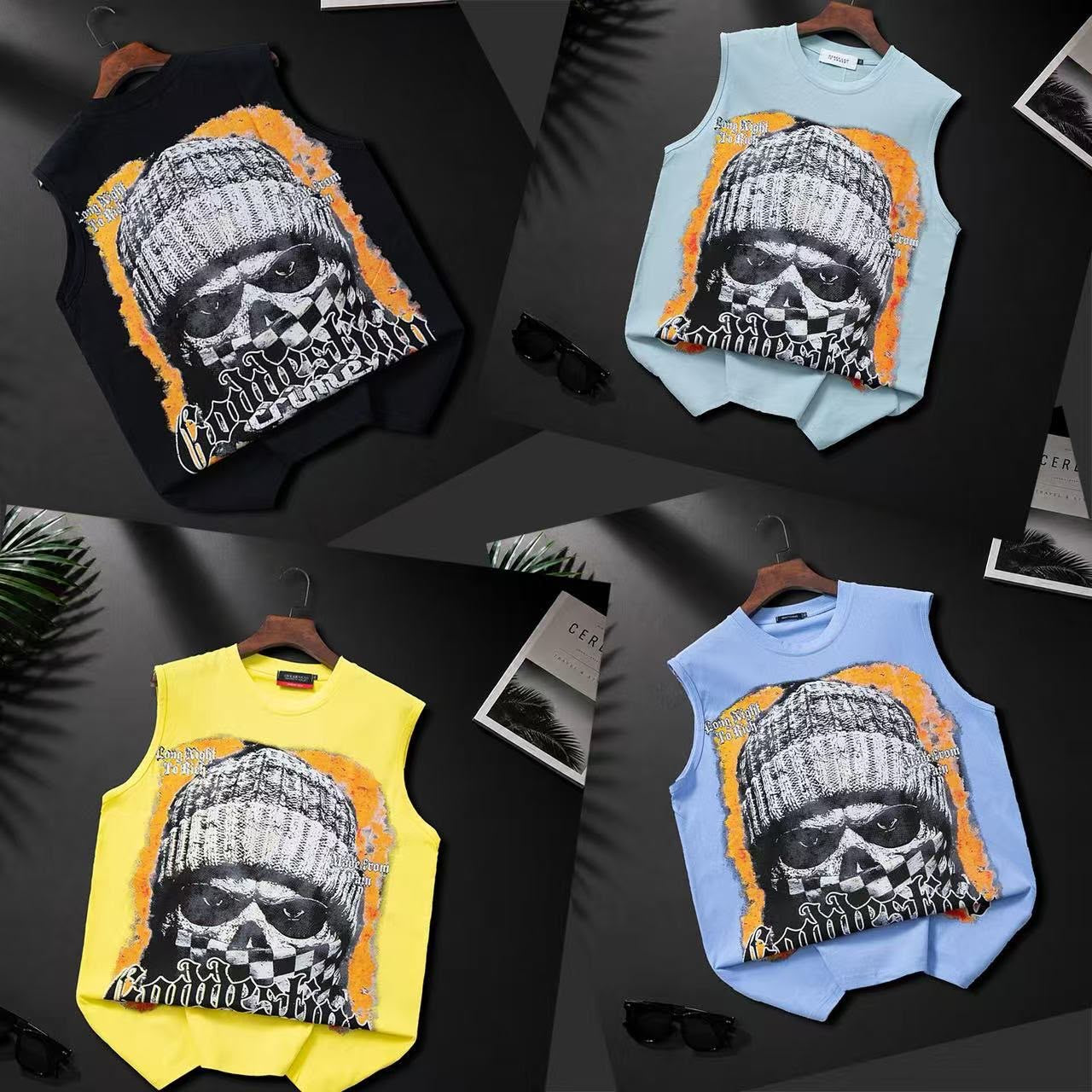 SRECA Studios hip hop artist portrait tank top