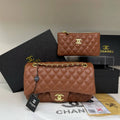 Designer-Inspired Luxury Quilted Handbag & Matching Wallet Set | Wholesale 10 pcs/Color | $23.00/pc