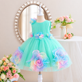 Girls' Mint Green Floral Party Dress | Mixed Sizes 2–7 | Pack 5 $60 | Mix-GC-132